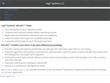 Tablet Screenshot of legit-systems.com